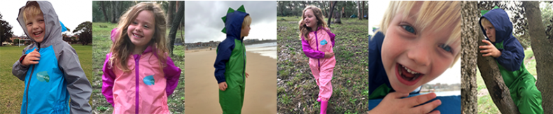 kids waterproofs from Splashsuits